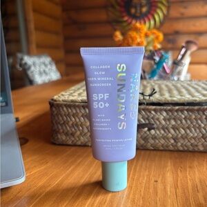 New Sundays Purple Suncare Skincare Tube